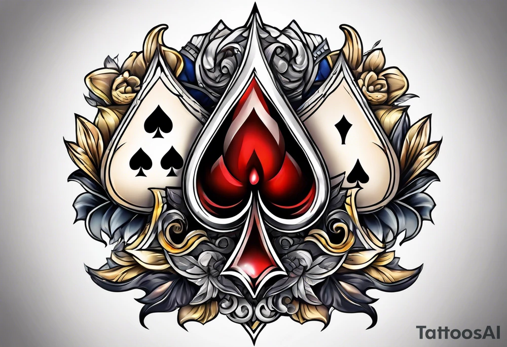 Spades tattoo idea