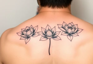 lotus flowers tattoo idea