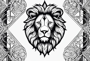 TRK, lion tattoo idea