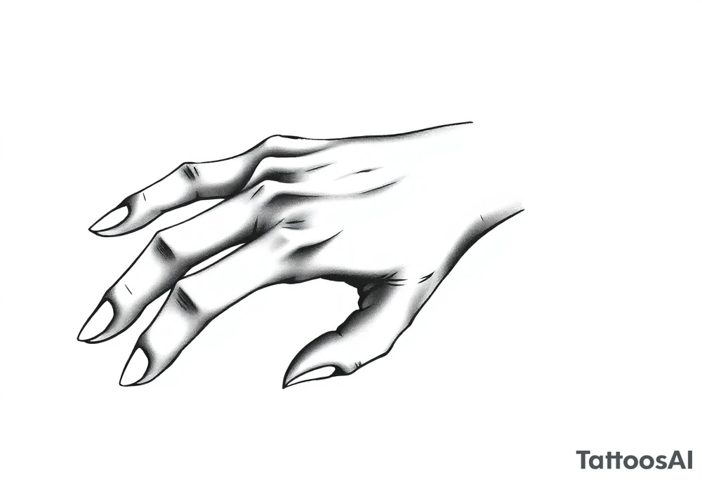 anime simple hand tattoo tattoo idea