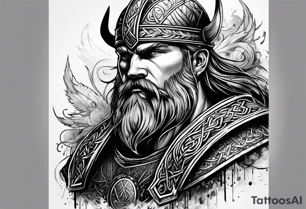 vikings. Tattoo from fingers to elbow tattoo idea