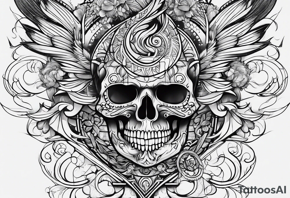 Graffiti tattoo idea