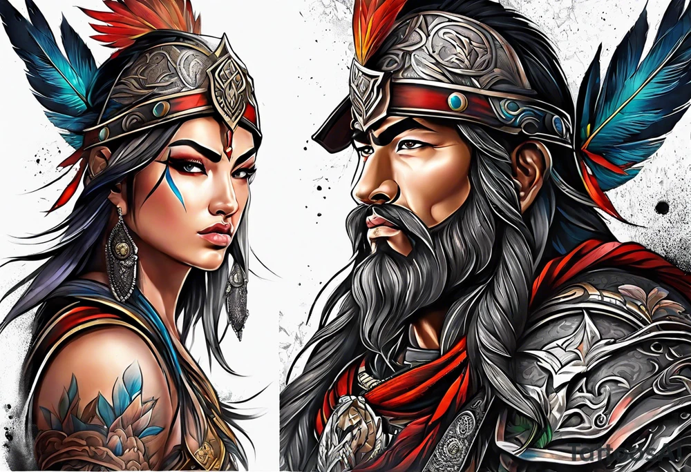Warrior tattoo idea