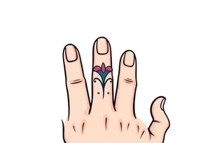 finger tattoo on the finger tattoo idea