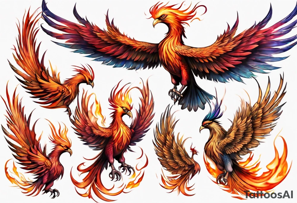 pheonix tattoo idea