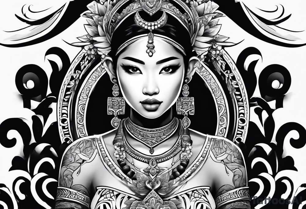 Vietnamese tribal tattoo tattoo idea