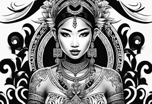 Vietnamese tribal tattoo tattoo idea