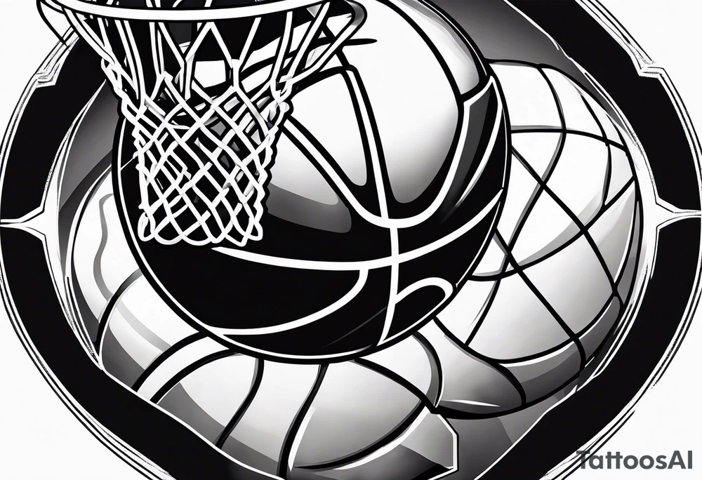 basketball tattoo idea