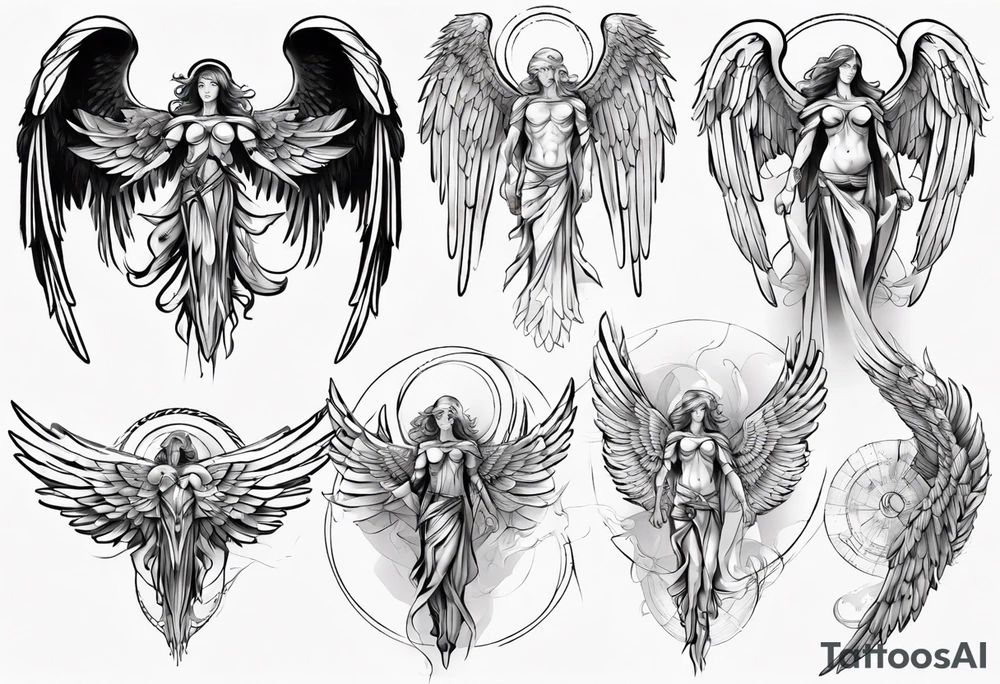 Archangel tattoo idea