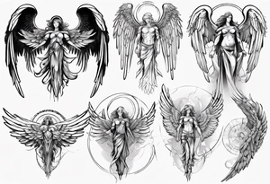 Archangel tattoo idea