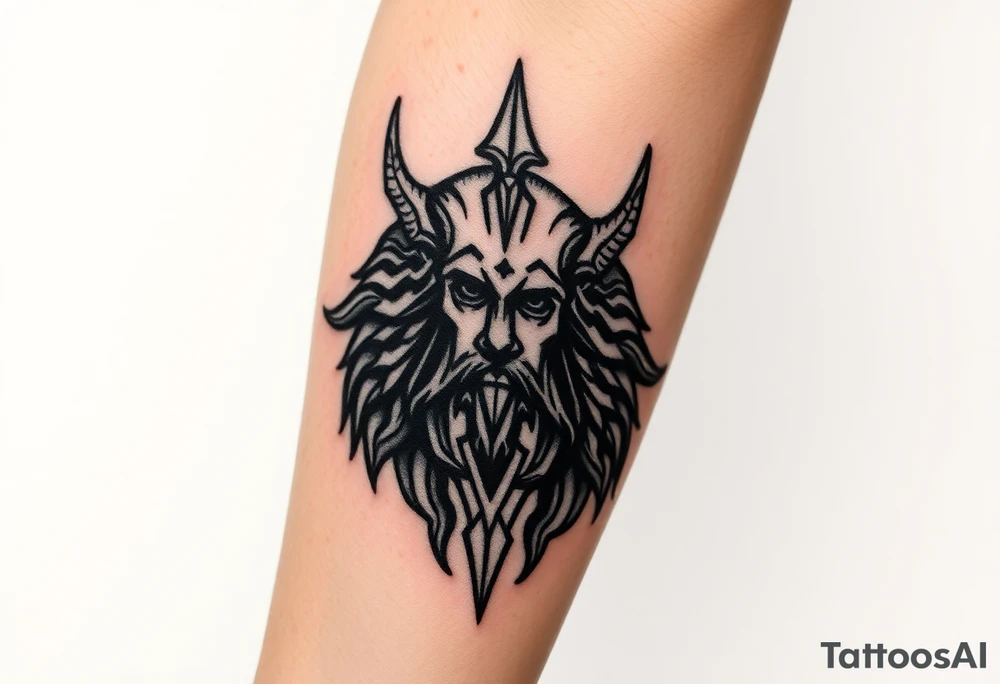 Nordic viking tattoo idea