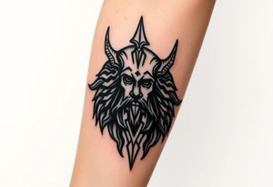 Nordic viking tattoo idea