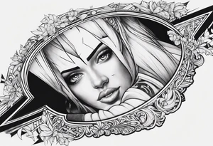 broken sword tattoo idea