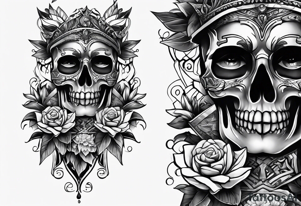 knee cap tattoo tattoo idea