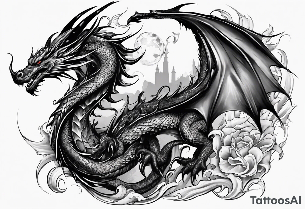 dragon tattoo idea