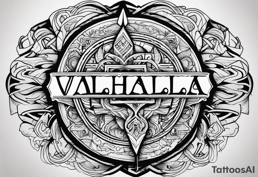 VALHALLA  poem tattoo idea