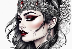 Vampire forearm tattoo design tattoo idea