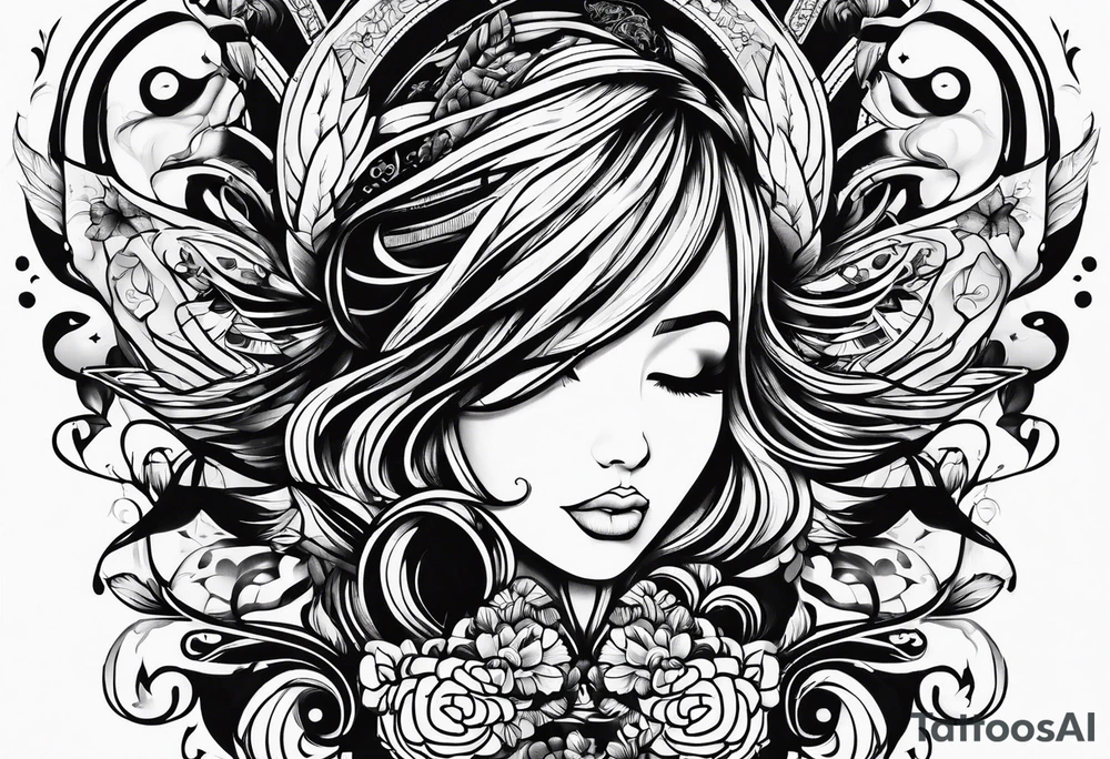 music tattoo idea
