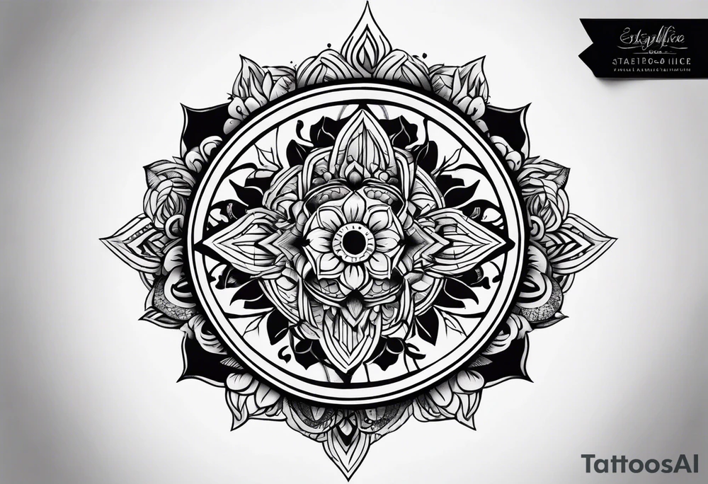 small round tattoo with open in the middle tattoo idea small round tattoo with open in the middle tattoo idea