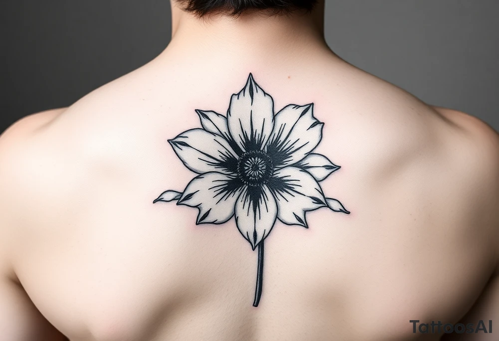 Flower you blow and it falls apart tattoo idea