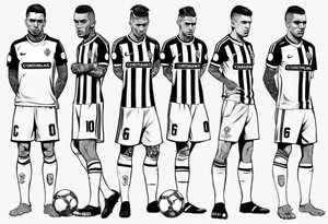 Corinthians player Cássio tattoo idea