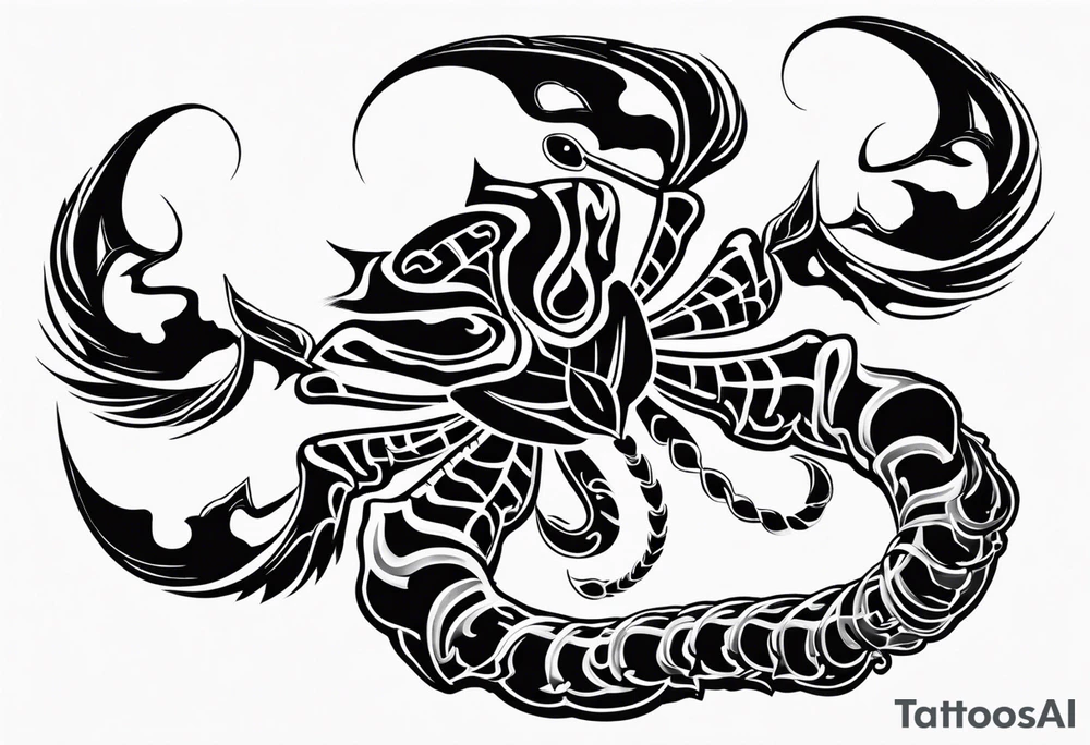 scorpio tattoo idea