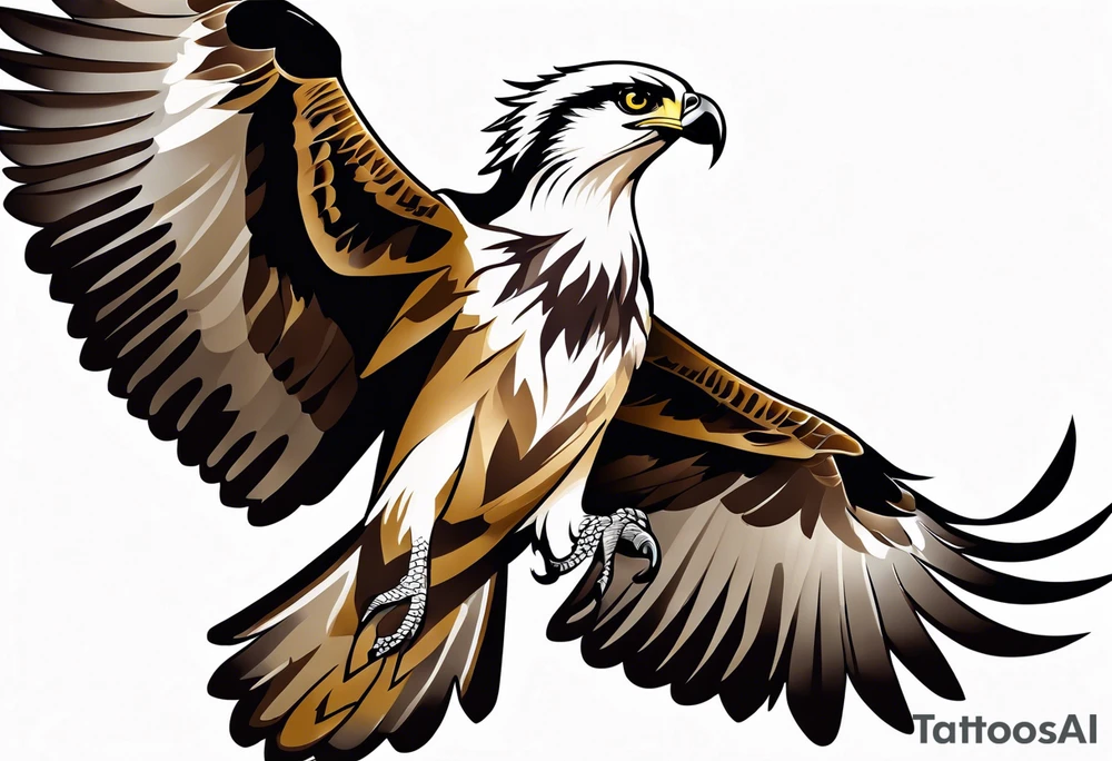 osprey taking off tattoo idea