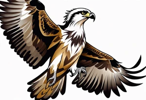 osprey taking off tattoo idea