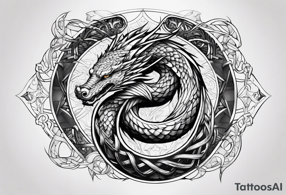 Jörmungandr, wrap around arm tattoo idea