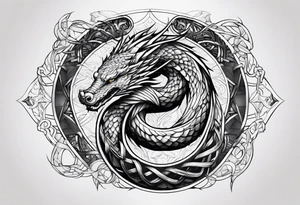 Jörmungandr, wrap around arm tattoo idea