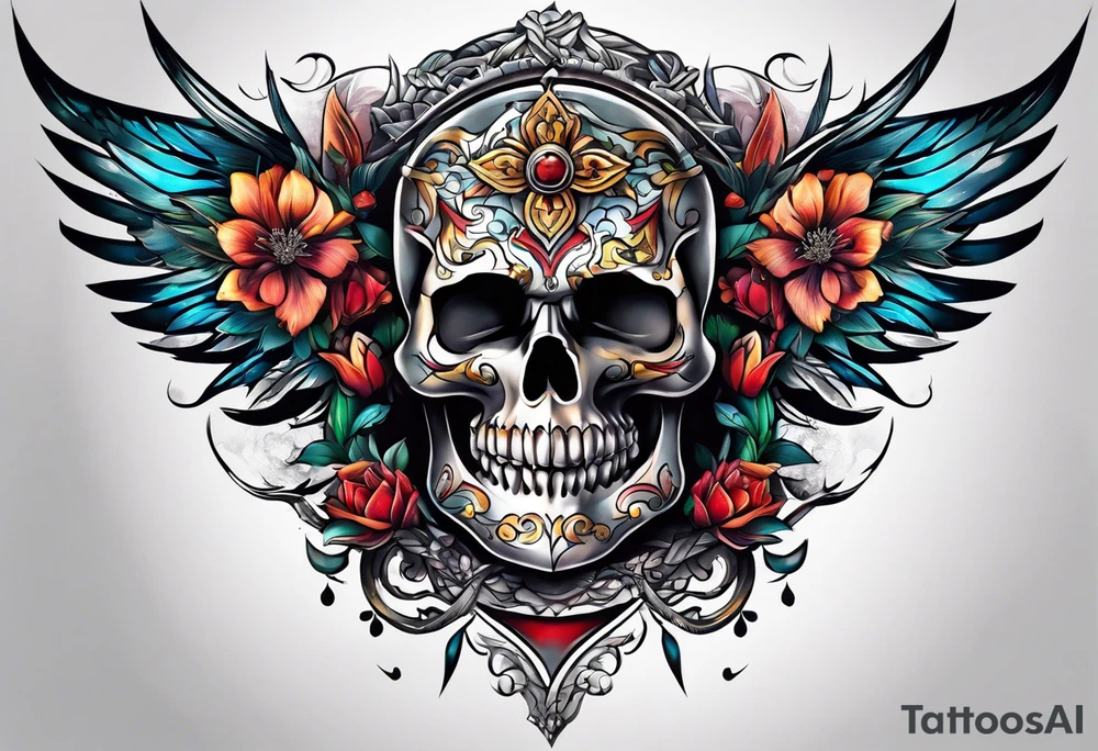 Full back tattoo tattoo idea