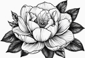 Plants outlines tattoo idea