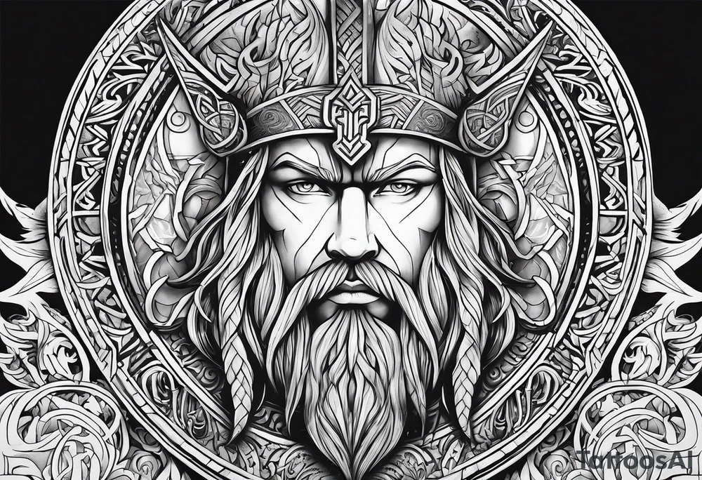 Norse symbols tattoo idea