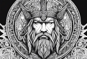 Norse symbols tattoo idea