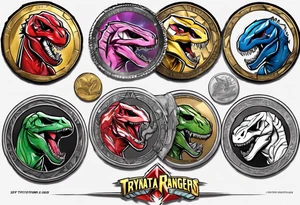 mighty morphin power rangers tyrannosaurus coin
Christopher tattoo idea