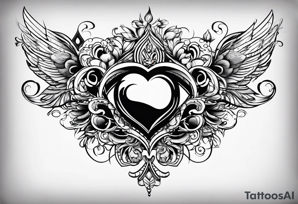 life is about love tattoo idea
