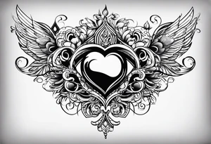 life is about love tattoo idea