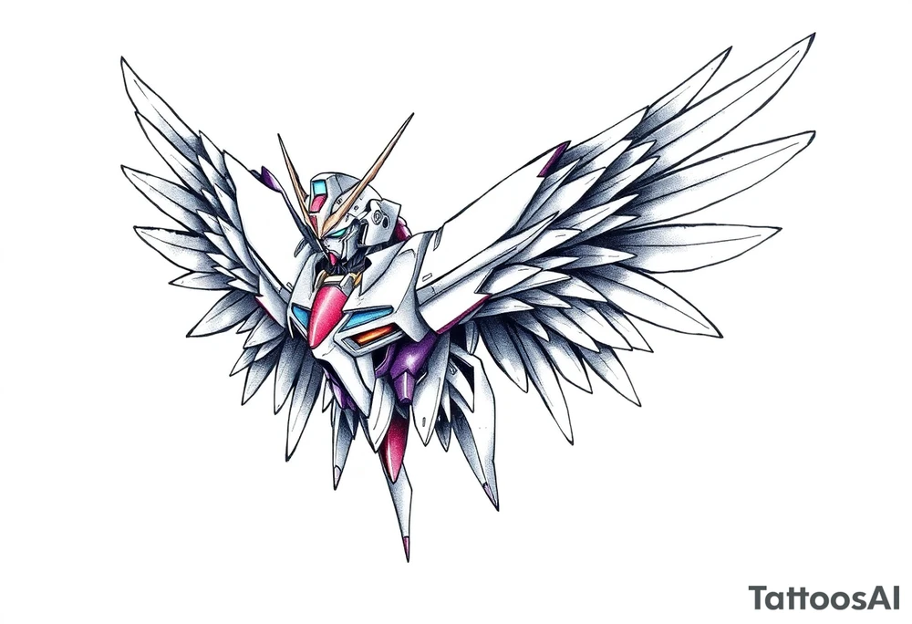 Wing Gundam tattoo idea