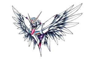 Wing Gundam tattoo idea