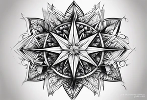 Supernova star tattoo idea