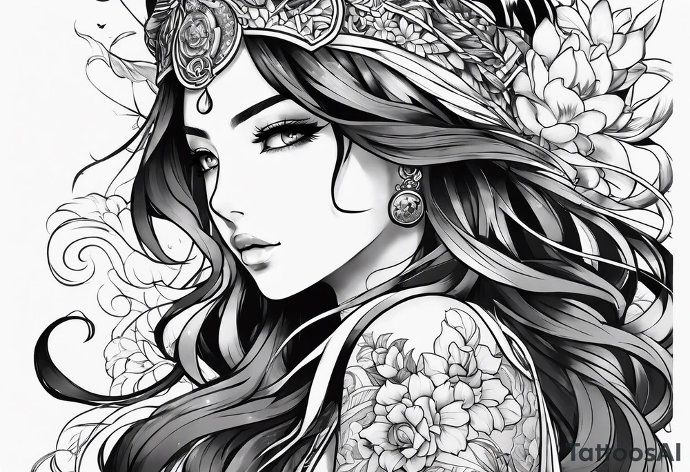 anime tattoo idea