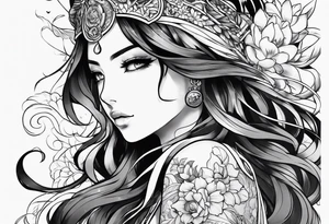 anime tattoo idea