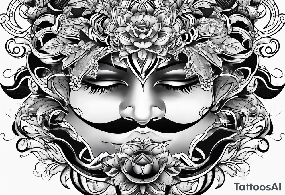 FEEL NO PAIN SHOW NO EMOTIONS tattoo idea