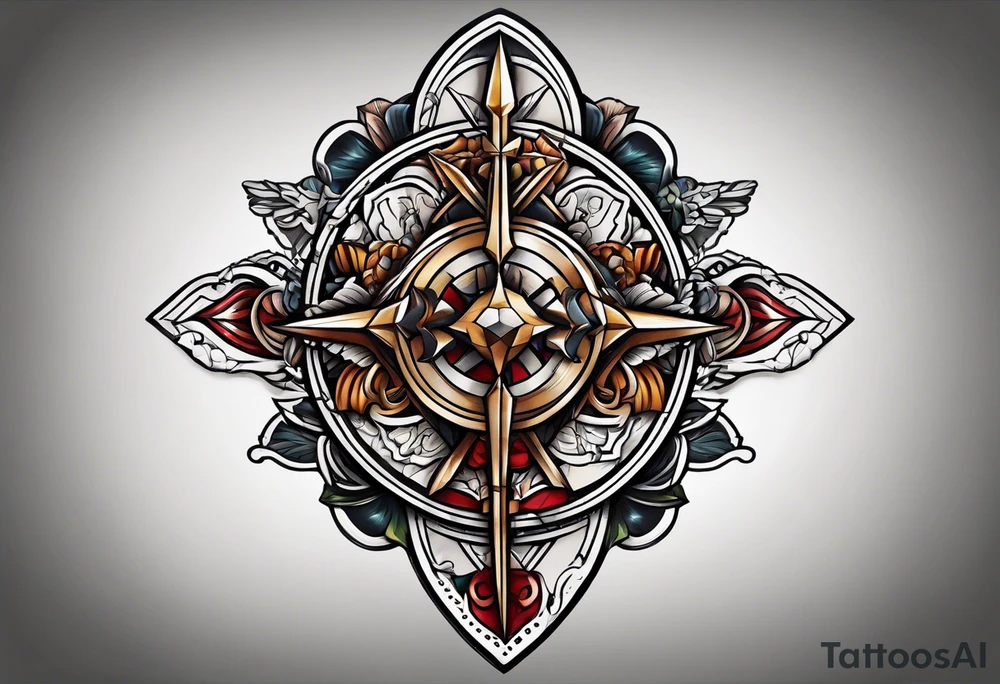Broken arrow tattoo idea