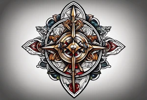 Broken arrow tattoo idea