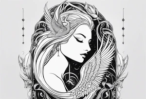 Silver Swan of Dol Amroth tattoo idea