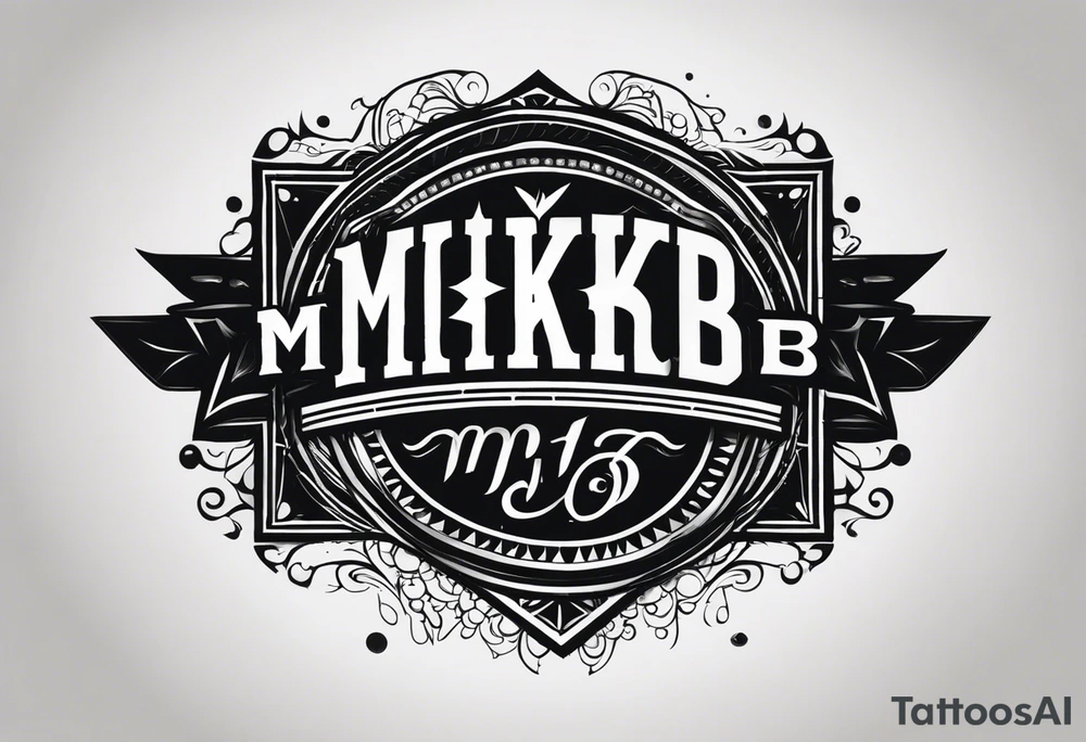 banner with MKB tattoo idea