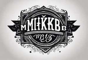 banner with MKB tattoo idea