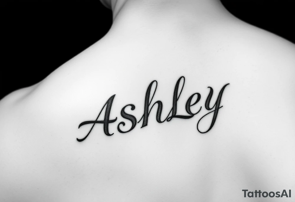 Name
Tattoo: ASHLEY tattoo idea