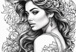 flowing 
water tattoo idea